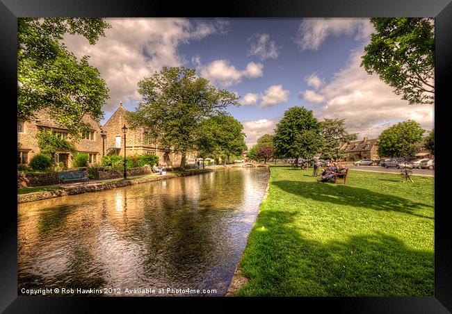 Bourton on the Water Framed Print by Rob Hawkins