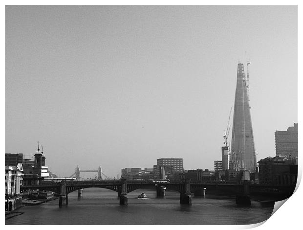The Shard Print by Noreen Linale
