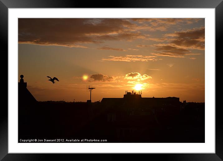 Essex Sunset Framed Mounted Print by Jonny Essex