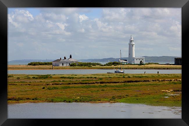 Hurst Point Lighthouse Framed Print by David French