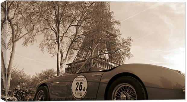 Paris Classic Rally Canvas Print by N C Photography