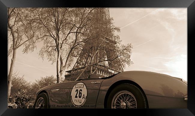 Paris Classic Rally Framed Print by N C Photography