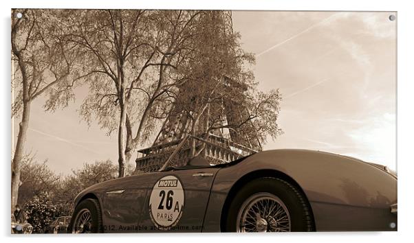 Paris Classic Rally Acrylic by N C Photography