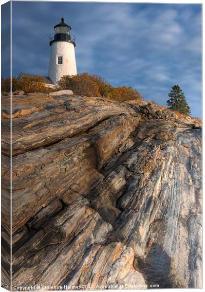 Pemaquid Point Light II Canvas Print by Clarence Holmes