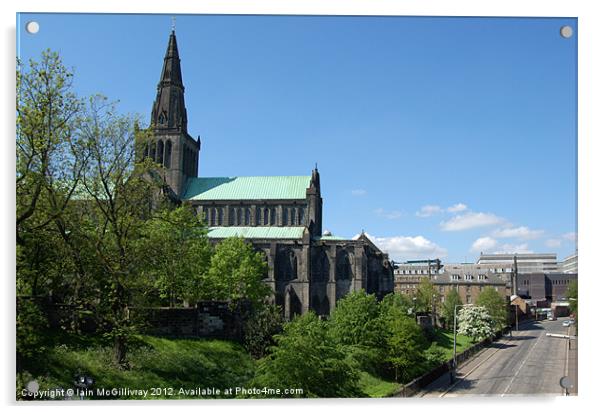 Glasgow Cathedral Acrylic by Iain McGillivray