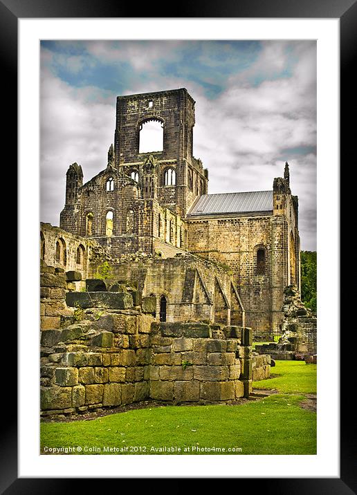 Kirkstall Abbey #1 Framed Mounted Print by Colin Metcalf