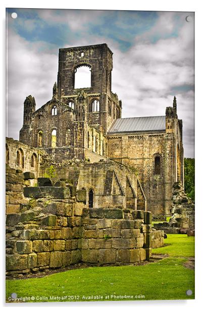 Kirkstall Abbey #1 Acrylic by Colin Metcalf