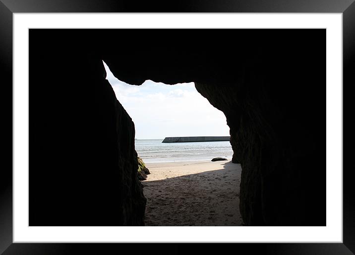 The Cave Framed Mounted Print by mandy leach