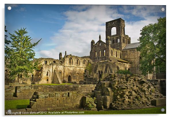 Kirkstall Abbey #2 Acrylic by Colin Metcalf