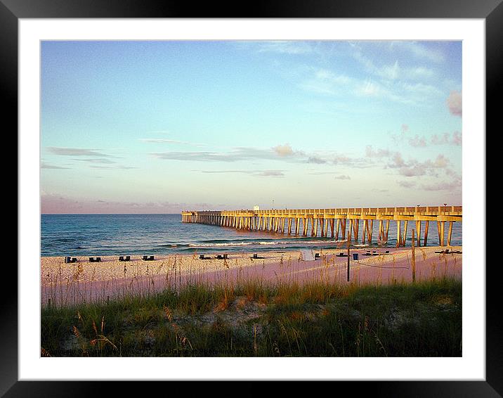 As Far As The Eye Can See Framed Mounted Print by Susan Medeiros