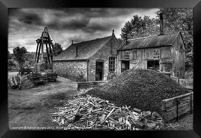 The Old Mine Framed Print by Adrian Evans