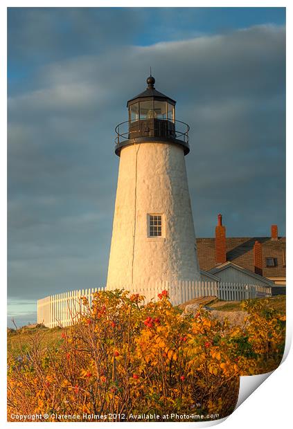Pemaquid Point Light III Print by Clarence Holmes