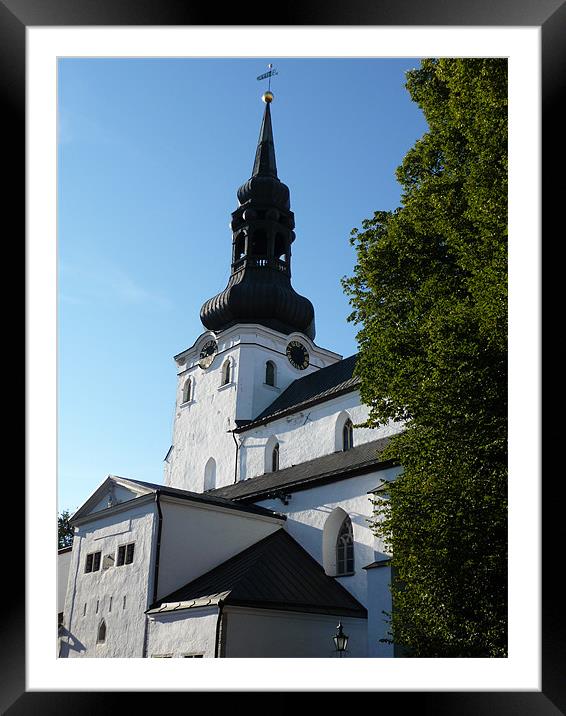 Estonia, Tallinn, Cathedral Saint Mary Framed Mounted Print by Christopher Mullard