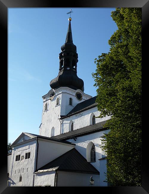 Estonia, Tallinn, Cathedral Saint Mary Framed Print by Christopher Mullard