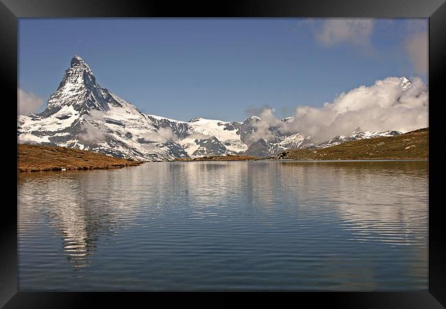 Matterhorn Switzerland Framed Print by peter schickert