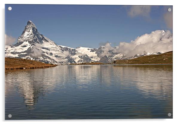 Matterhorn Switzerland Acrylic by peter schickert