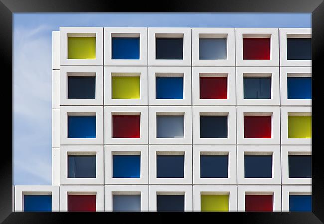 Mondrian Framed Print by Ankor Light