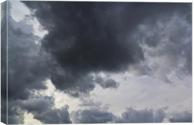Stormy  Sky Canvas Print by David Pyatt