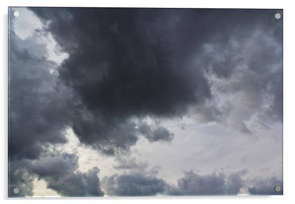 Stormy  Sky Acrylic by David Pyatt