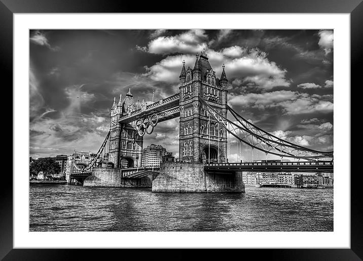 Tower Bridge Framed Mounted Print by Dean Messenger