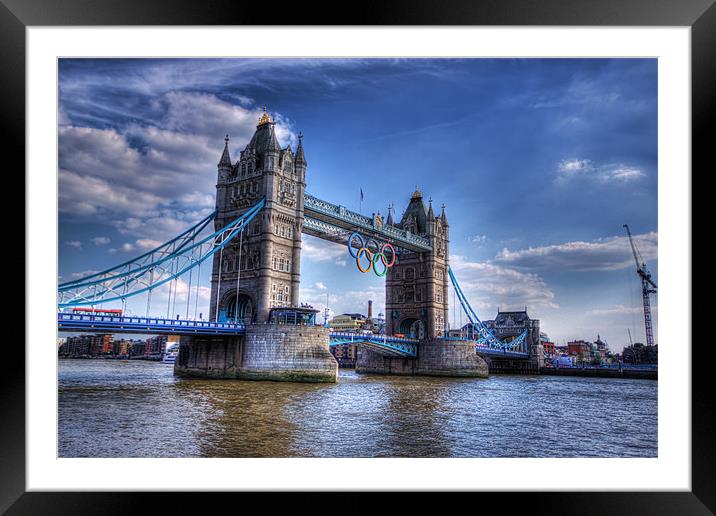 Tower Bridge London Framed Mounted Print by Dean Messenger