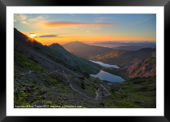 From the Pyg track Framed Mounted Print by Rory Trappe