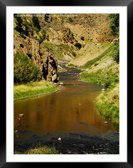 Byers Canyon Framed Mounted Print by Eva Kato