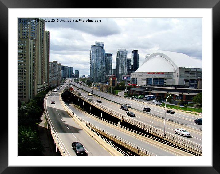 Gardiner Expressway, Toronto Framed Mounted Print by Eva Kato