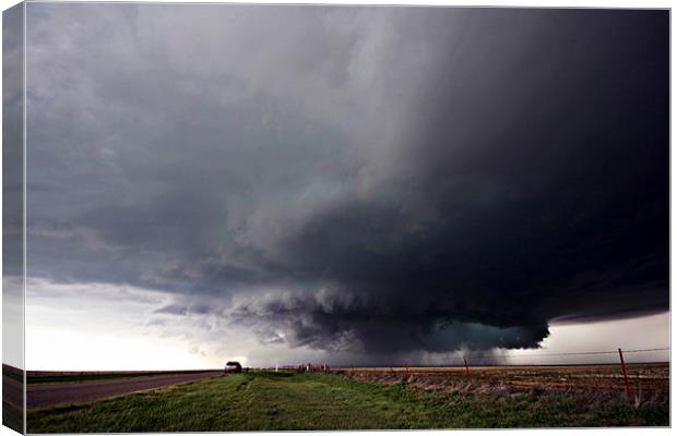 Texas Supercell Canvas Print by Mark Pritchard