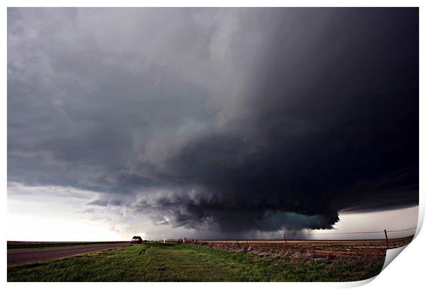 Texas Supercell Print by Mark Pritchard