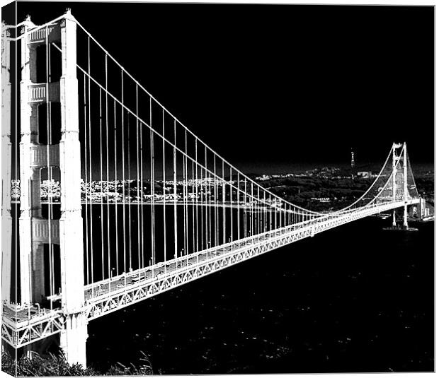 The Golden Gate Bridge Canvas Print by Panas Wiwatpanachat