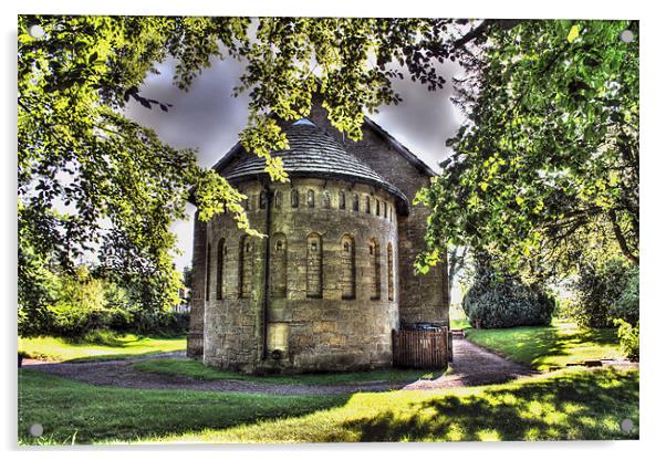 Wreay Church, Cumbria Acrylic by Gavin Wilson