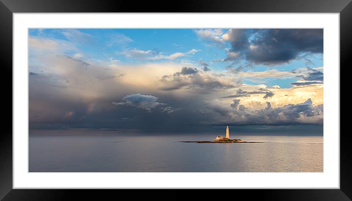 St Mary's Island Framed Mounted Print by Paul Appleby