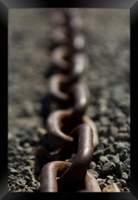 Chains Framed Print by Andrew Holland