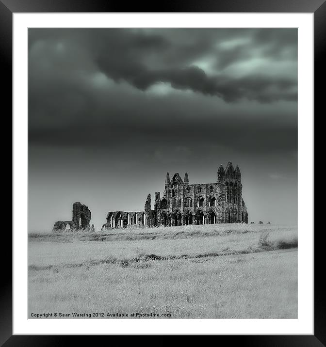 Whitby Abbey Framed Mounted Print by Sean Wareing
