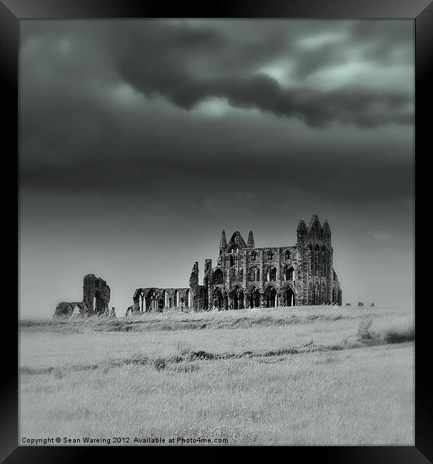 Whitby Abbey Framed Print by Sean Wareing