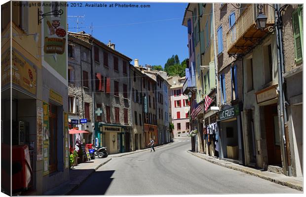 Castellane, France Canvas Print by Andy White