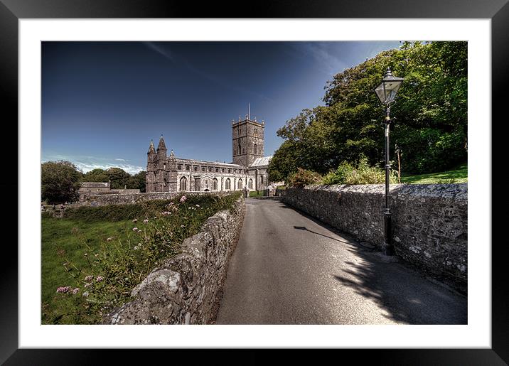St Davids Cathedral Pembrokeshire 2 Framed Mounted Print by Steve Purnell