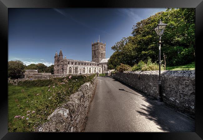St Davids Cathedral Pembrokeshire 2 Framed Print by Steve Purnell