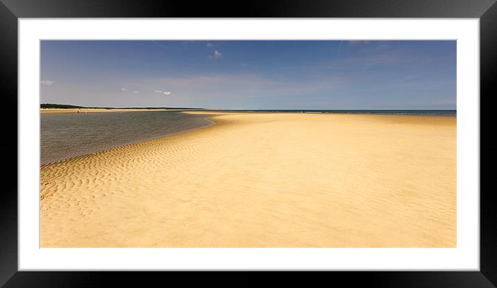 Low Tide Framed Mounted Print by Simon Wrigglesworth