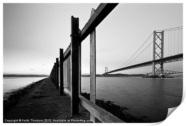 Forth Road Bridge Print by Keith Thorburn EFIAP/b