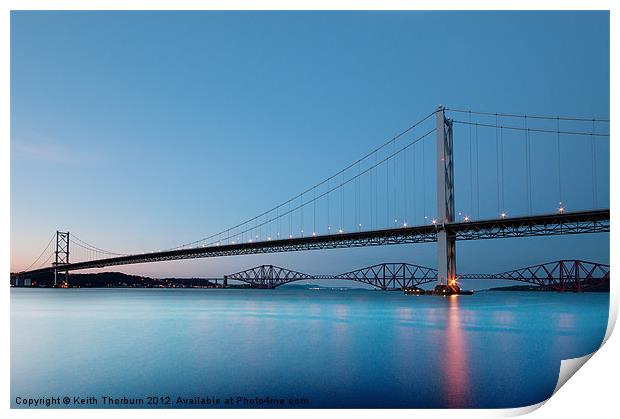 Forth Bridges Print by Keith Thorburn EFIAP/b