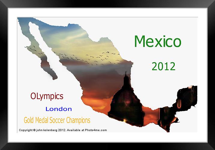 mexico 2012 Framed Mounted Print by john kolenberg