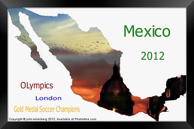 mexico 2012 Framed Print by john kolenberg