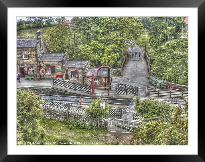 Goathland Station Framed Mounted Print by Allan Briggs