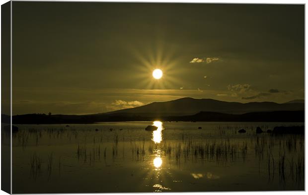 Sunrise over the Highlands Canvas Print by Buster Brown