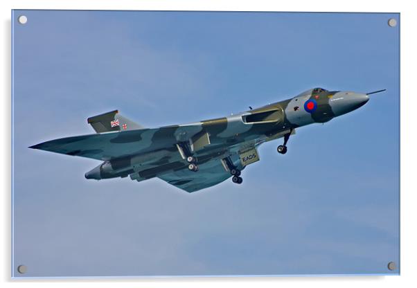 XH558 Avro Vulcan Acrylic by Phil Clements