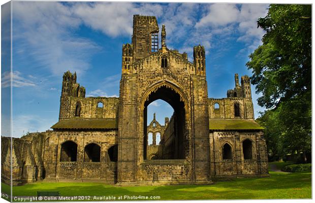 Kirkstall Abbey #4 Canvas Print by Colin Metcalf