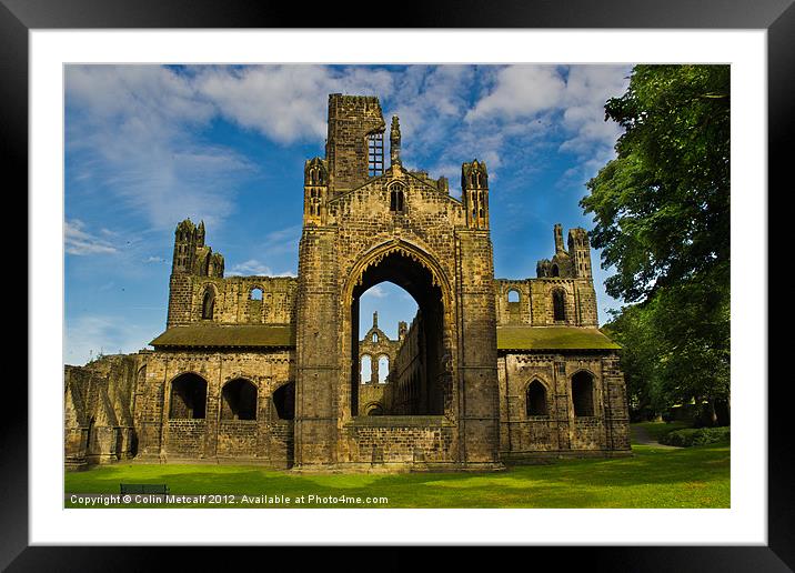 Kirkstall Abbey #4 Framed Mounted Print by Colin Metcalf
