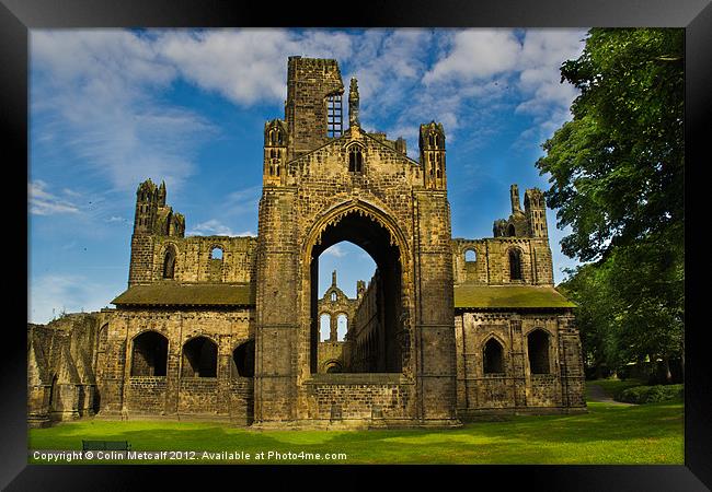 Kirkstall Abbey #4 Framed Print by Colin Metcalf